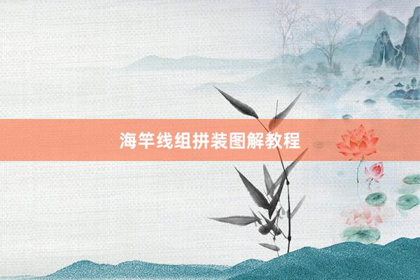 海竿线组拼装图解教程